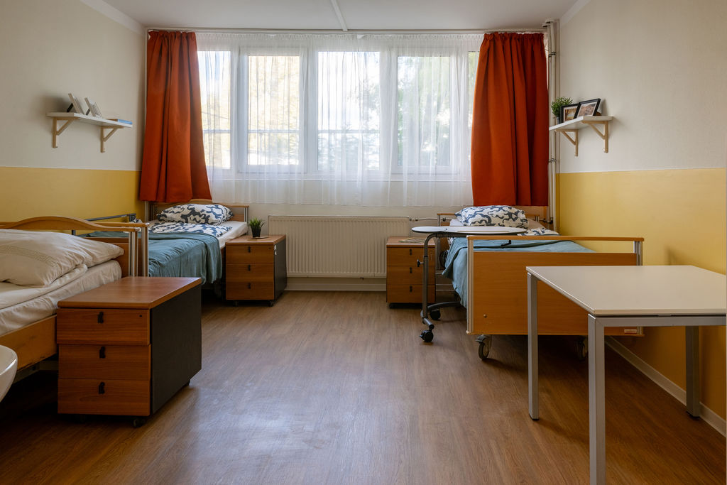 Otthonos lakószoba a Margaréta Idősek Otthonában